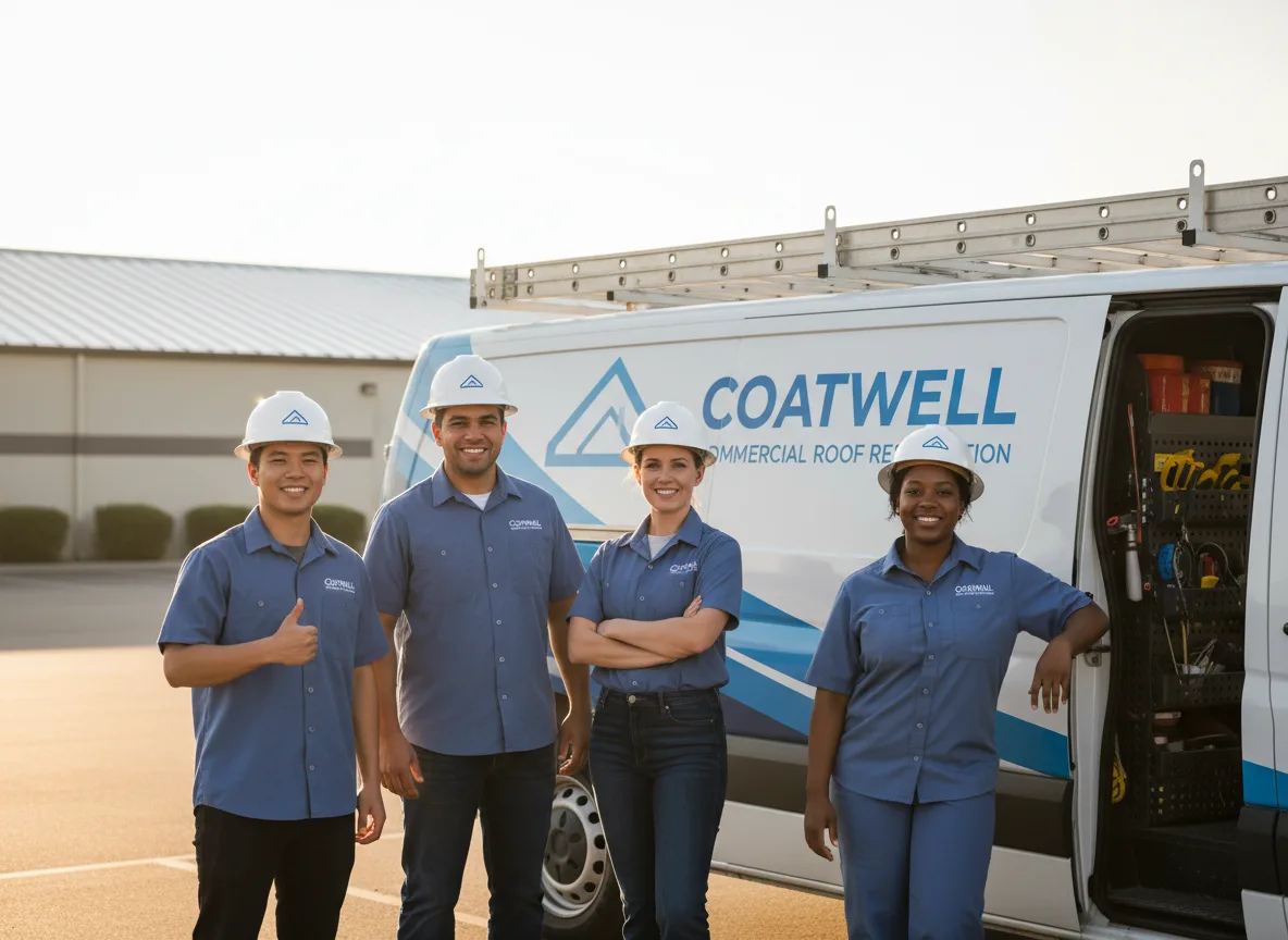 Commercial roof coating company in Norcross, MN